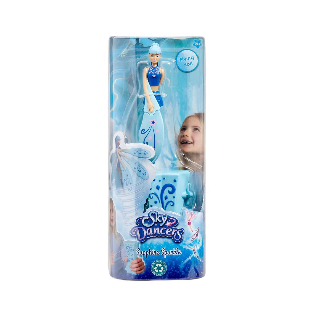 Sky DancersSapphire Sparkle, Watch Your Make a Dazzling Dance Through Mid-Air, Flying Doll Toy, No Batteries Required, Gift for Ages 5+