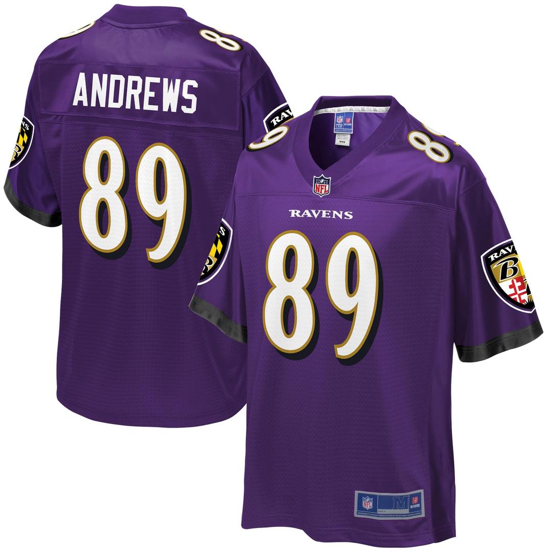 Men's Mark Andrews Purple Baltimore Ravens Pro Line Jersey