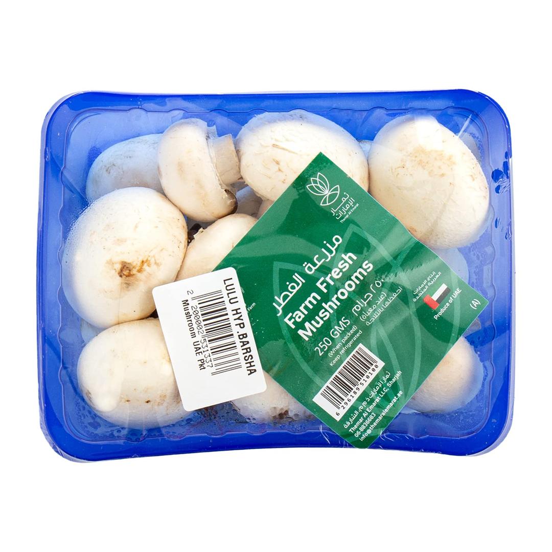 Lulu Fresh White Mushroom UAE, 250g