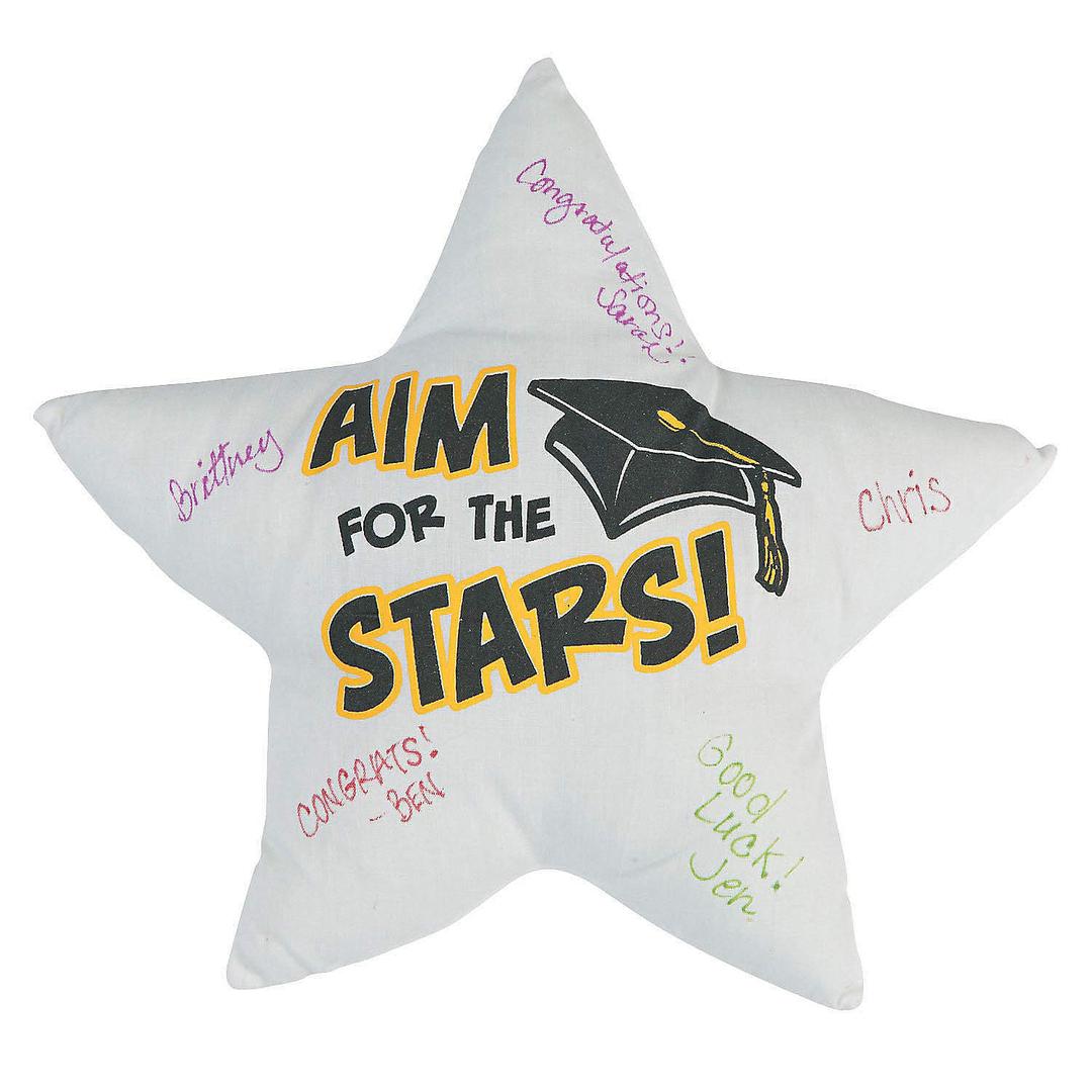 Fun Express Aim for The Stars Autograph Plush for Graduation - Toys - Plush - Stuffed Autograph - Graduation - 1 Piece