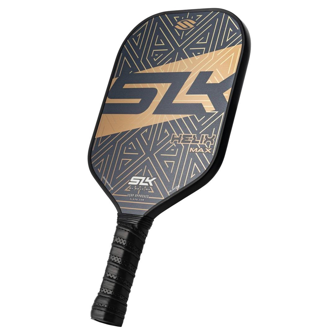 2024 SLK Helix Pro Pickleball Paddle | Carbon Fiber & Fiberglass Hybrid Face | Thermoformed Carbon Fiber Core | Unmatched Control