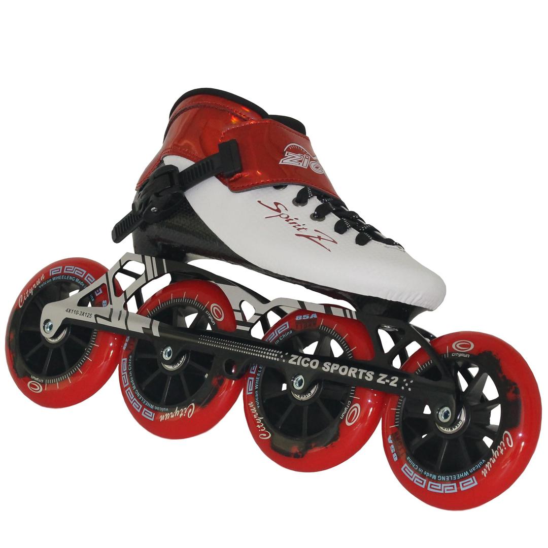 Inline Speed Skates Adult for Mens Womens, Professional Fitness Racing Skates Adult Male, High Performance Roller Skating, Black