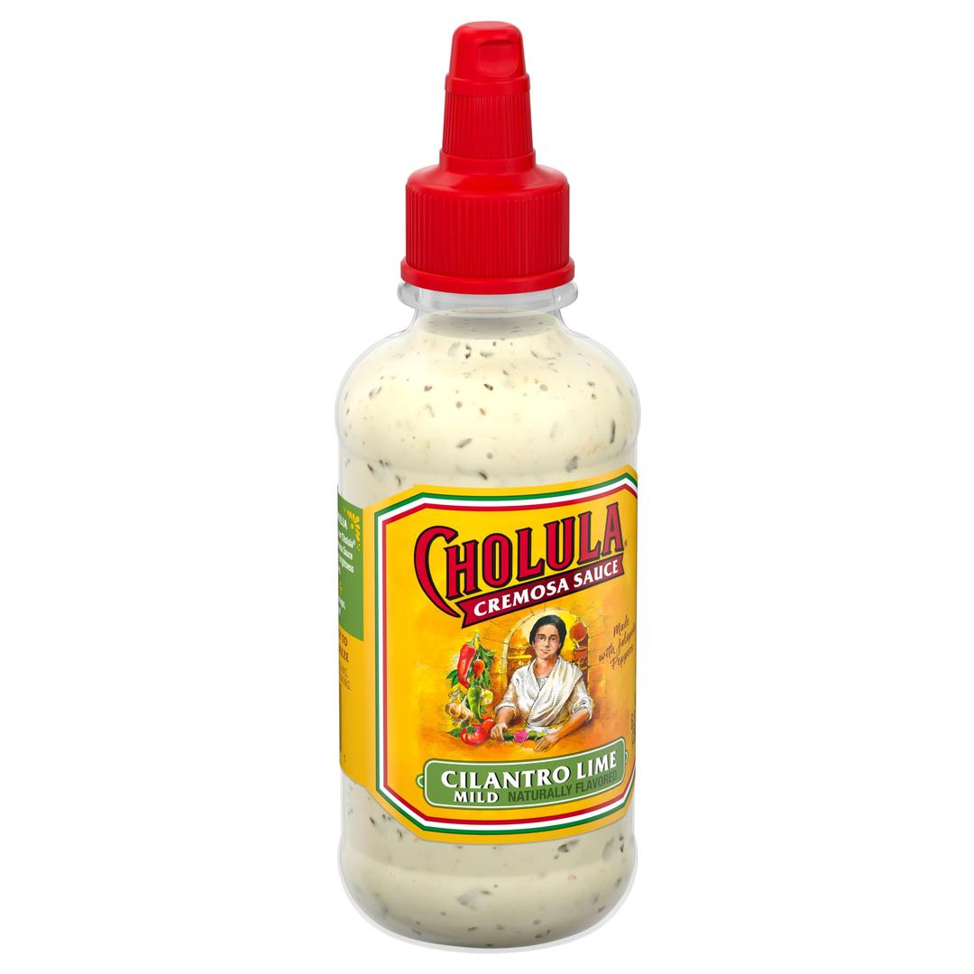 CholulaCremosa Sauce, Cilantro Lime, Mild, 8.8 fl oz