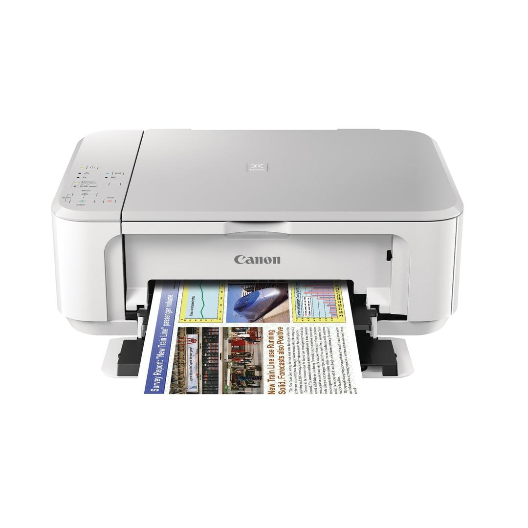 Canon PIXMA MG3620 Wireless All-in-One Color Inkjet Printer with Mobile and Tablet Printing, White