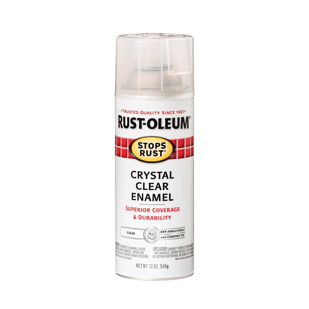 Rust-Oleum Stops Rust Protective Enamel Spray Paint 340 g, Gloss Crystal Clear