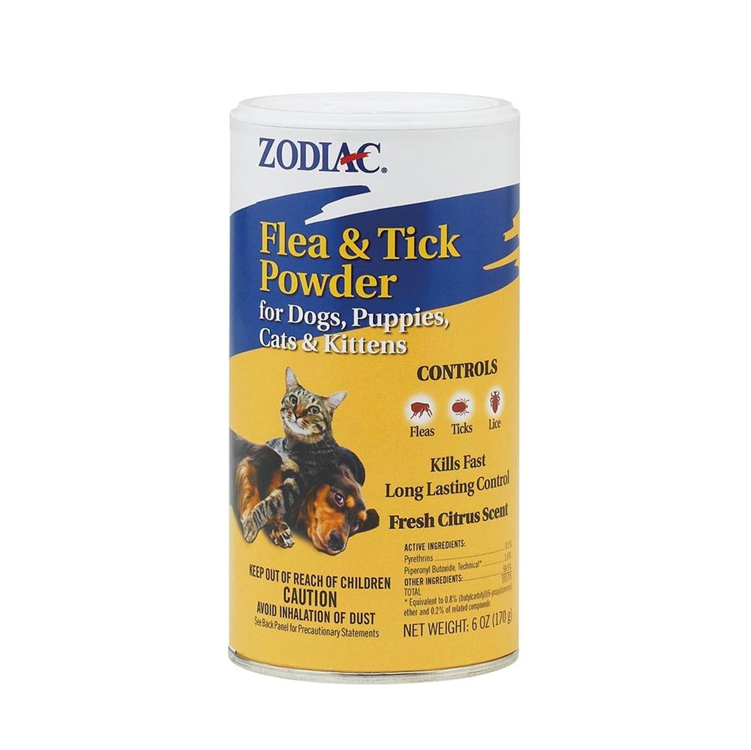 ZodiacFlea & Tick Powder for Dogs, Puppies, Cats & Kittens beige Small