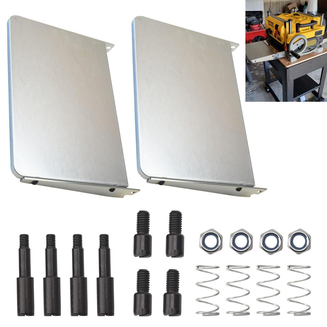 2Pcs DW7351 13" Planer Folding Table Accessory Provides Additional 9 inch Support on Each Side of the DW735 Planer Compatible with DeWALT DW735