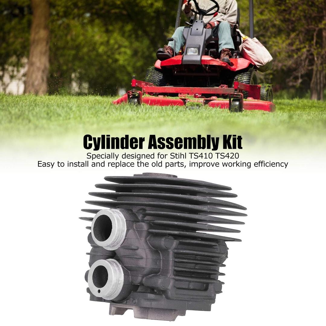 Cylinder Assembly, Durability Stable Convinient Cylinder Replacement for Stihl TS410 TS420 for Replace Damaged Parts