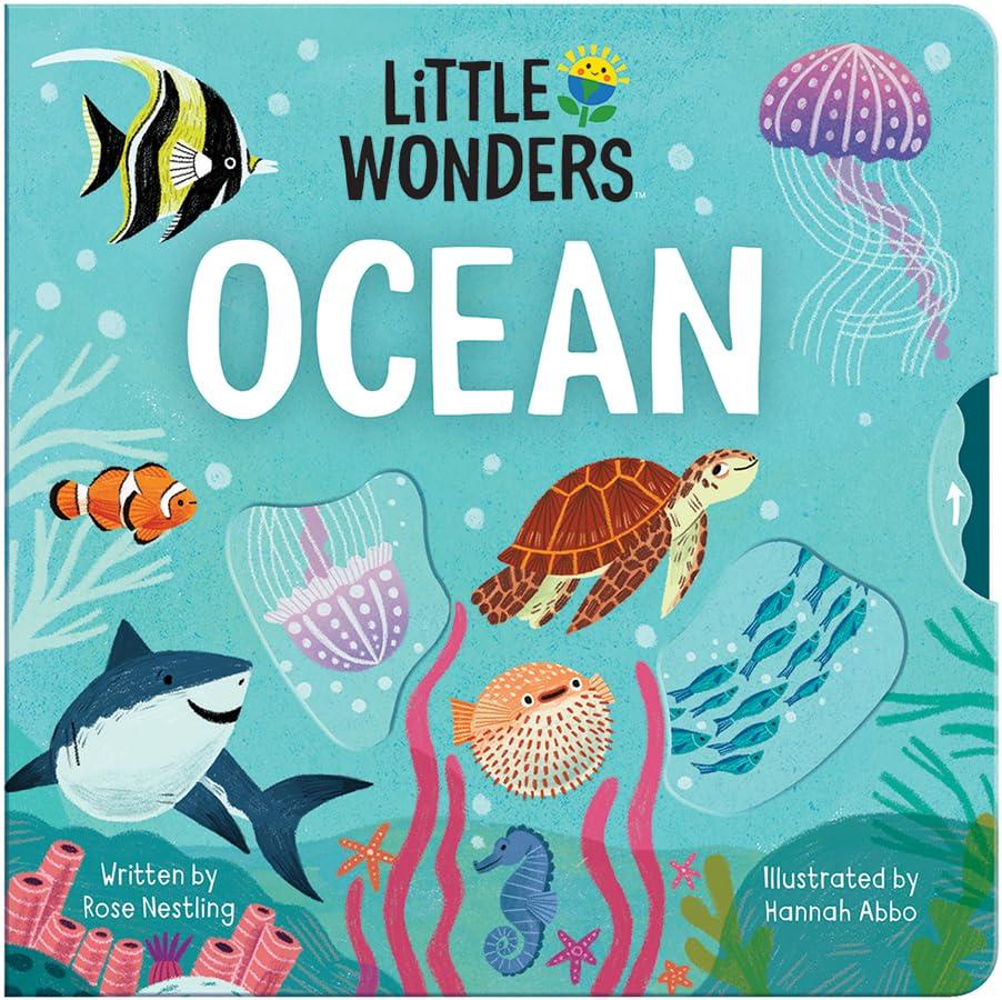 Little Wonders OCEAN — Introduction to the Ocean Multi-Activity Children's Board Book Including Flaps, Wheels, Tabs, and More