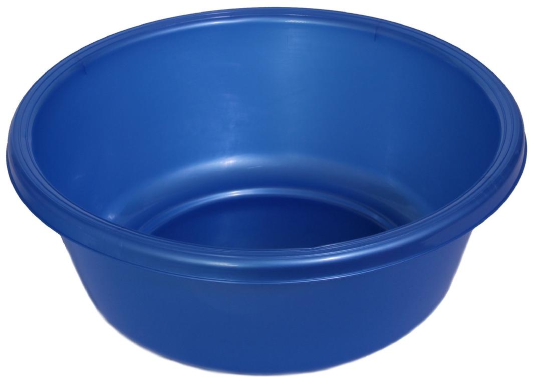 YBM Home 1148 Round Plastic Wash Basin, 7 Quarts, 11.25", Blue