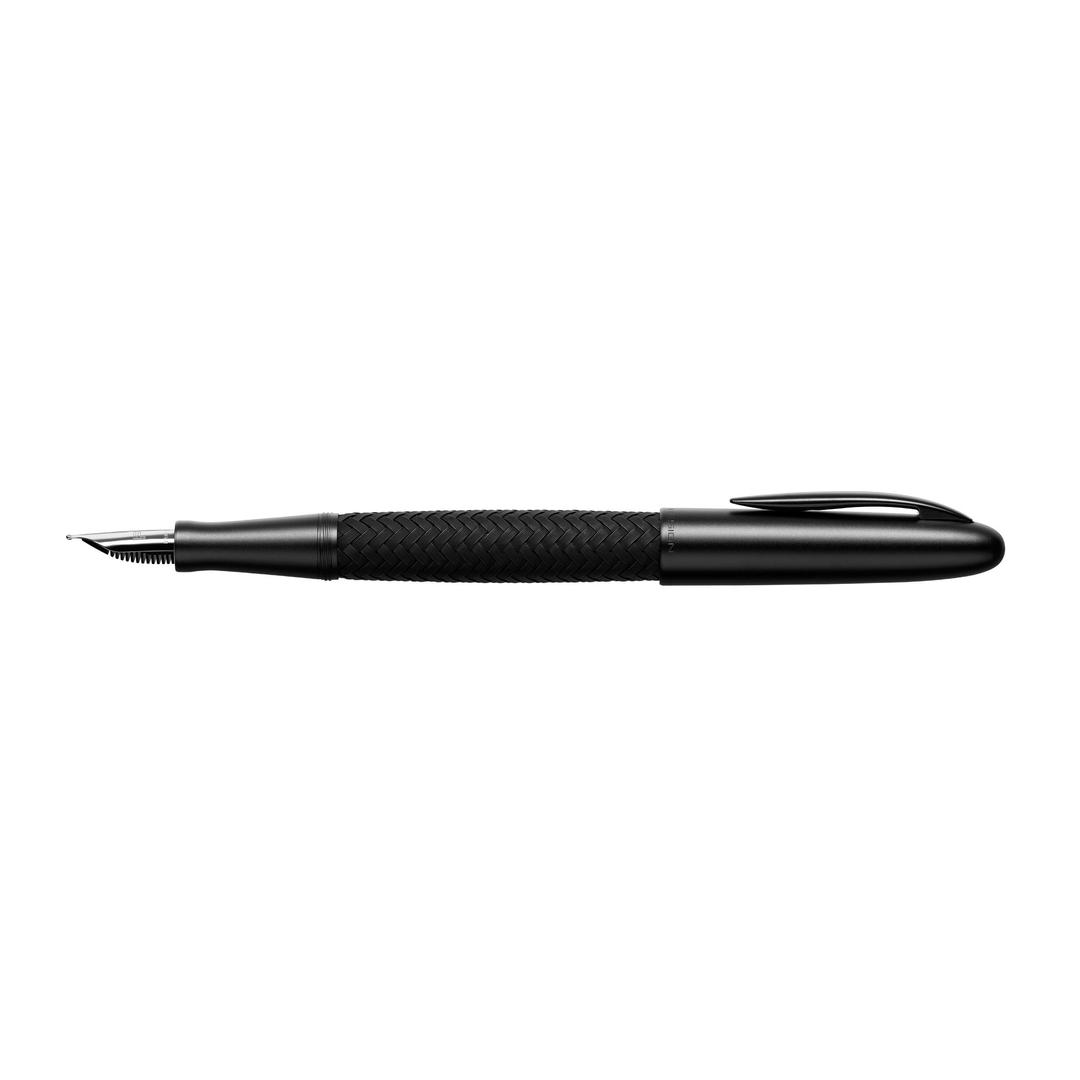 Porsche Design Tec Flex Black Fountain Pen, M Tip (920900)