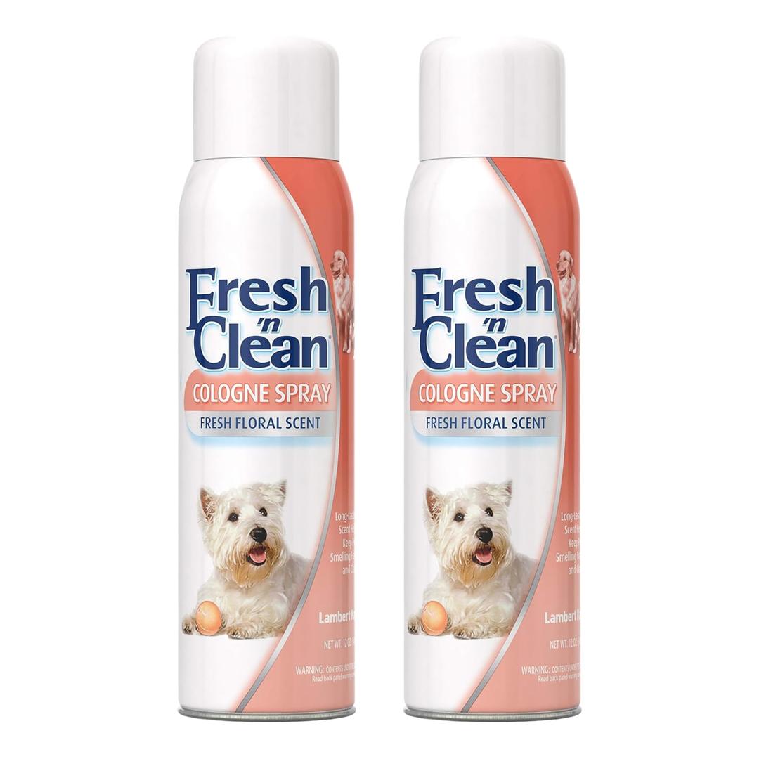 Pet-Ag Fresh ’n Clean Cologne Spray - Fresh Floral Scent - 12 oz - Controls Odor & Keeps Dogs Smelling Fresh