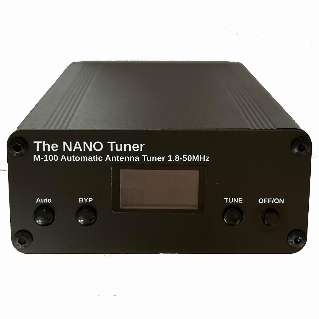 Antenna Tuner M-100 Tiny 100W Automatic Antenna Tuner OLED display 1.8-55MHz 7 * 7 ATU