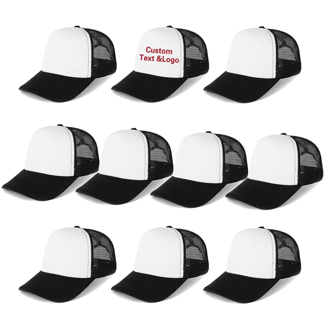 Ultrafun Unisex Sublimation Blank Mesh Baseball Cap Polyester Mesh Trucker Hat