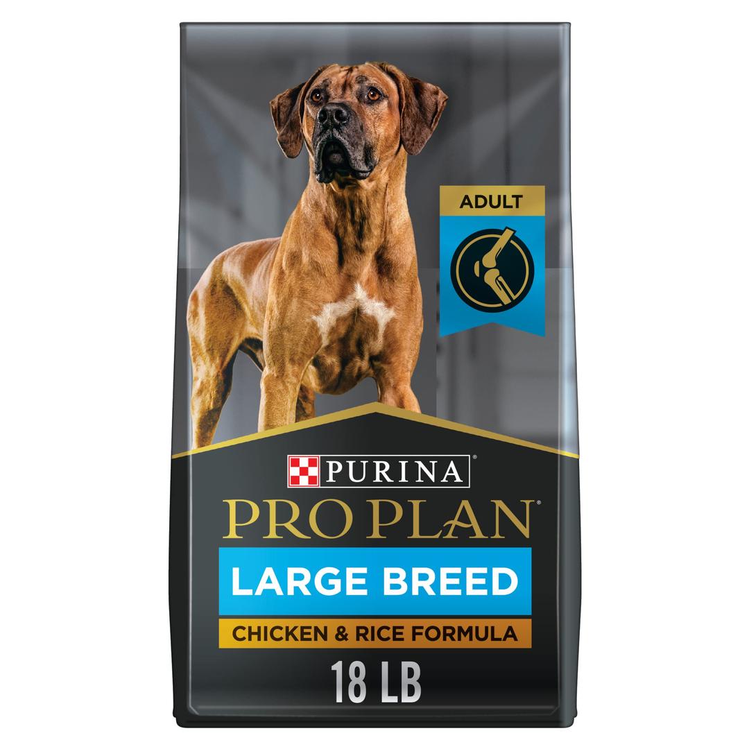 Purina Pro PlanHigh Protein, Digestive Health Large Breed Dog Food Dry, Chicken and Rice Formula - 18 lb. Bag