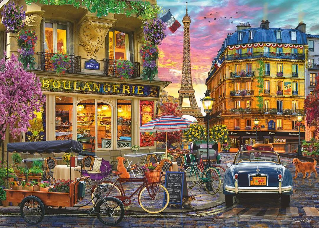 Ravensburger Paris at Dawn 1000 Piece Jigsaw Puzzle for Adults - 12000885 - Handcrafted Tooling, Made in Germany, Every Piece Fits Together Perfectly