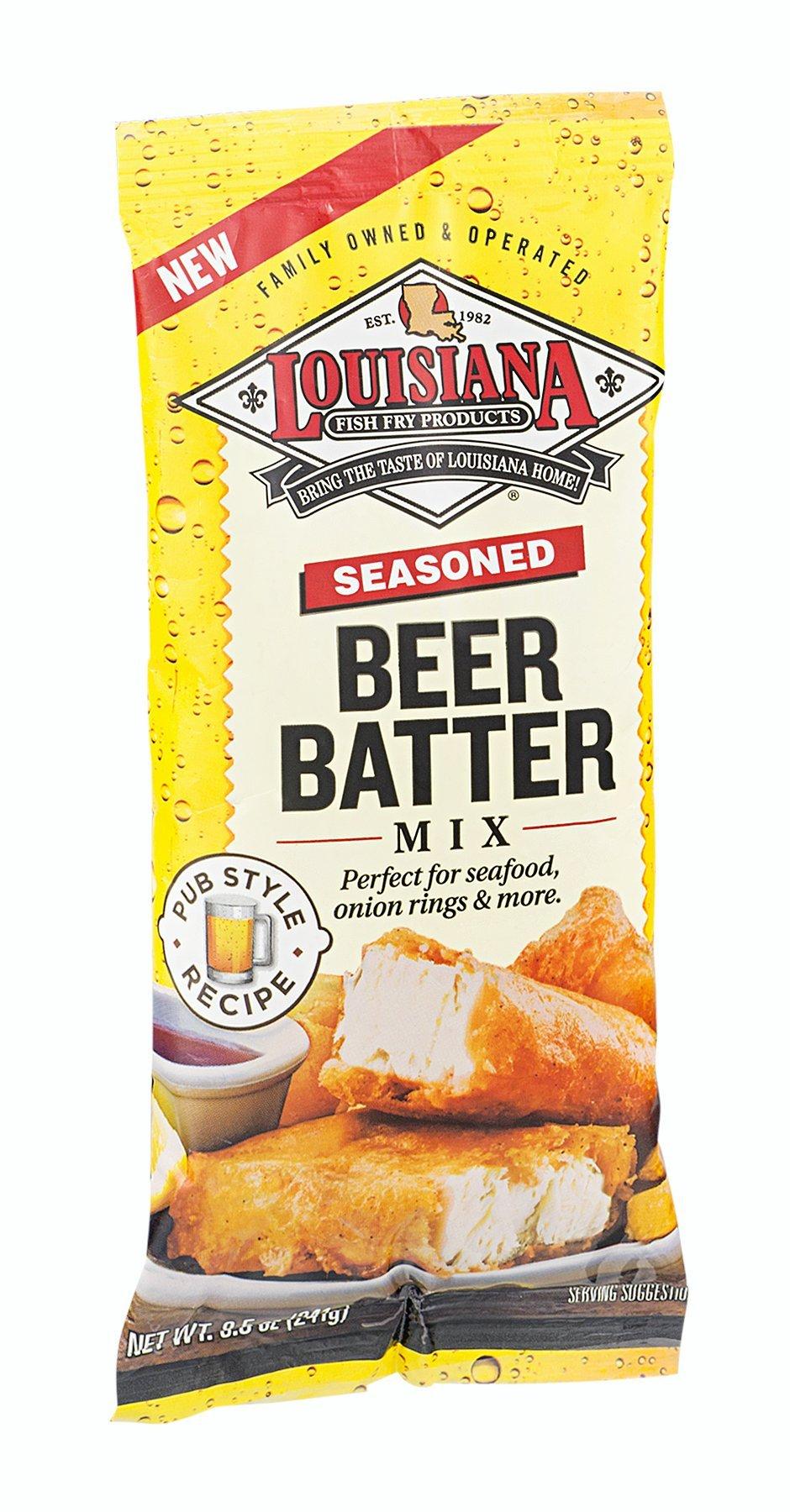 Louisiana Seasoned Beer Batter Mix, 8.5 Ounce (Pack of 12)