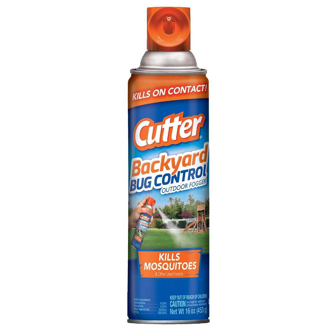 CutterBackyard Bug Control Outdoor Fogger, Kills Mosquitos, Gnats & Flies, Perfect for Backyards, Decks, Patios, 16 Ounce For Insects