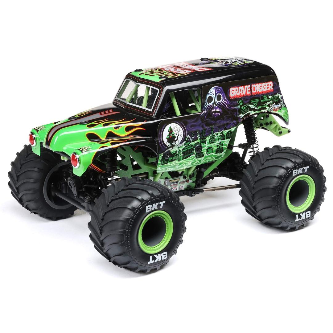 Losi 1/18 Mini LMT 4x4 Grave Digger Monster Truck Brushed RTR LOS01026T1