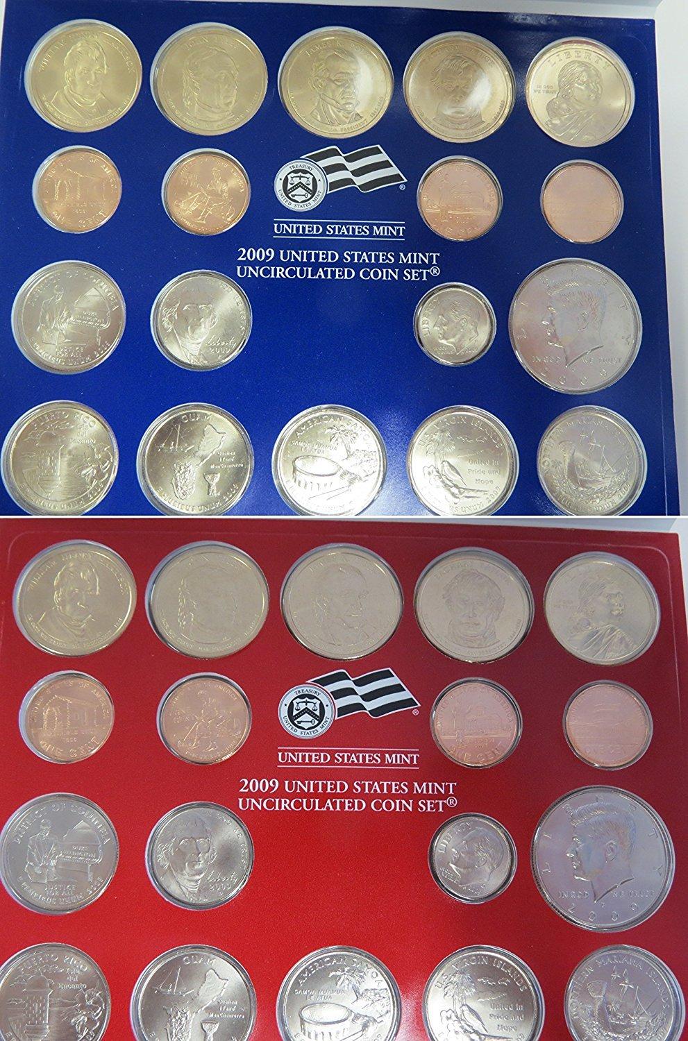 2009 PDS U.S. Mint - 36 Coin Uncirculated Set with COA Set Uncirculated Brilliant Uncirculated