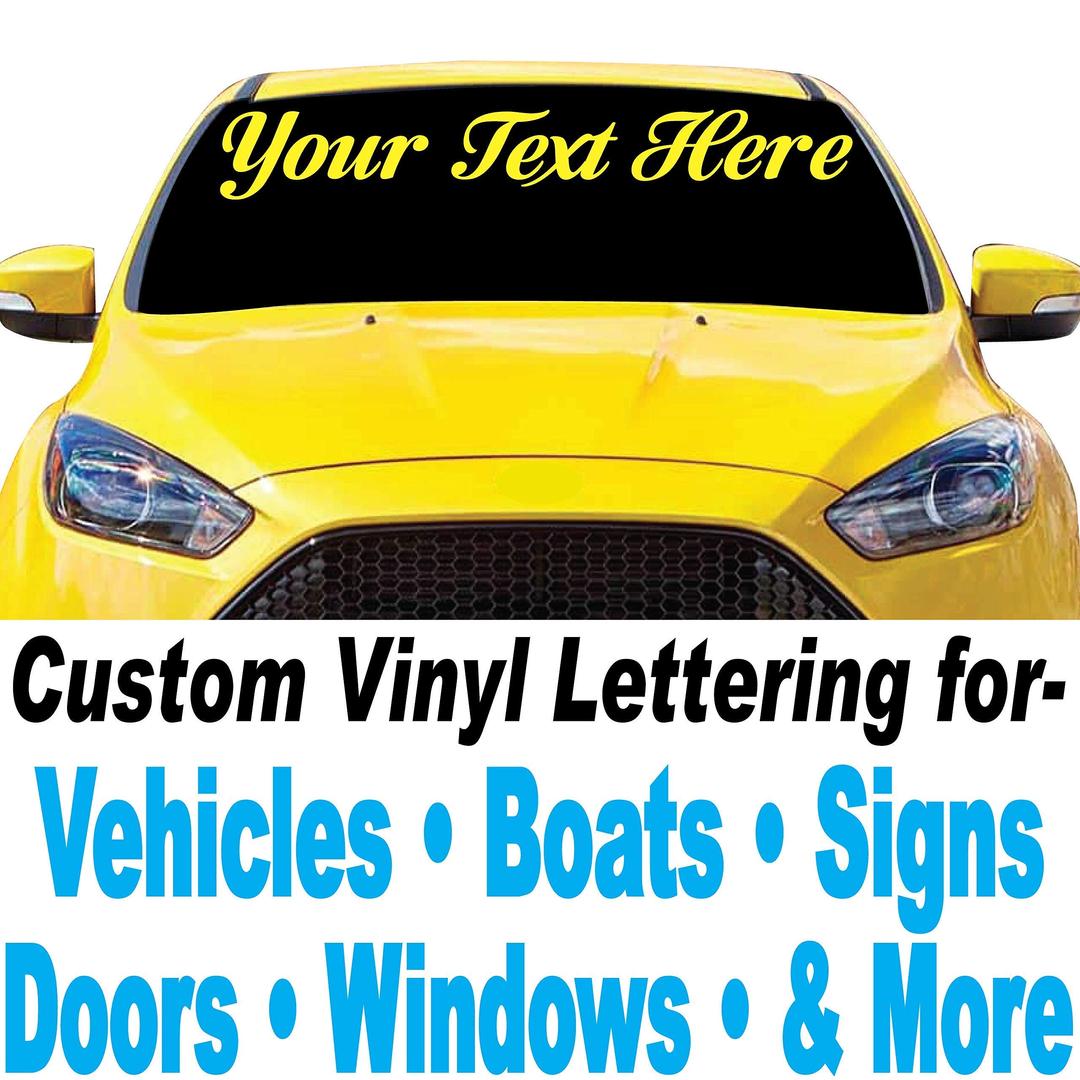 1060 Graphics 6" high Custom Vinyl Lettering (Make Your OWN) Car, Truck, Window, Decal Sticker