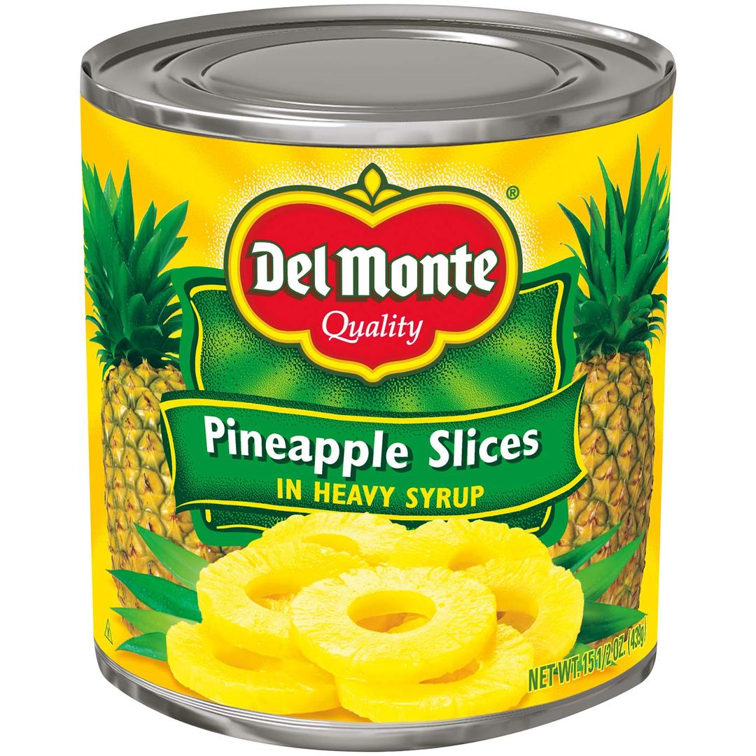 Del MontePineapple Slices In Heavy Syrup 15.5 Oz. Can, 12 Pack, 15.5 Oz (Pack Of 12)