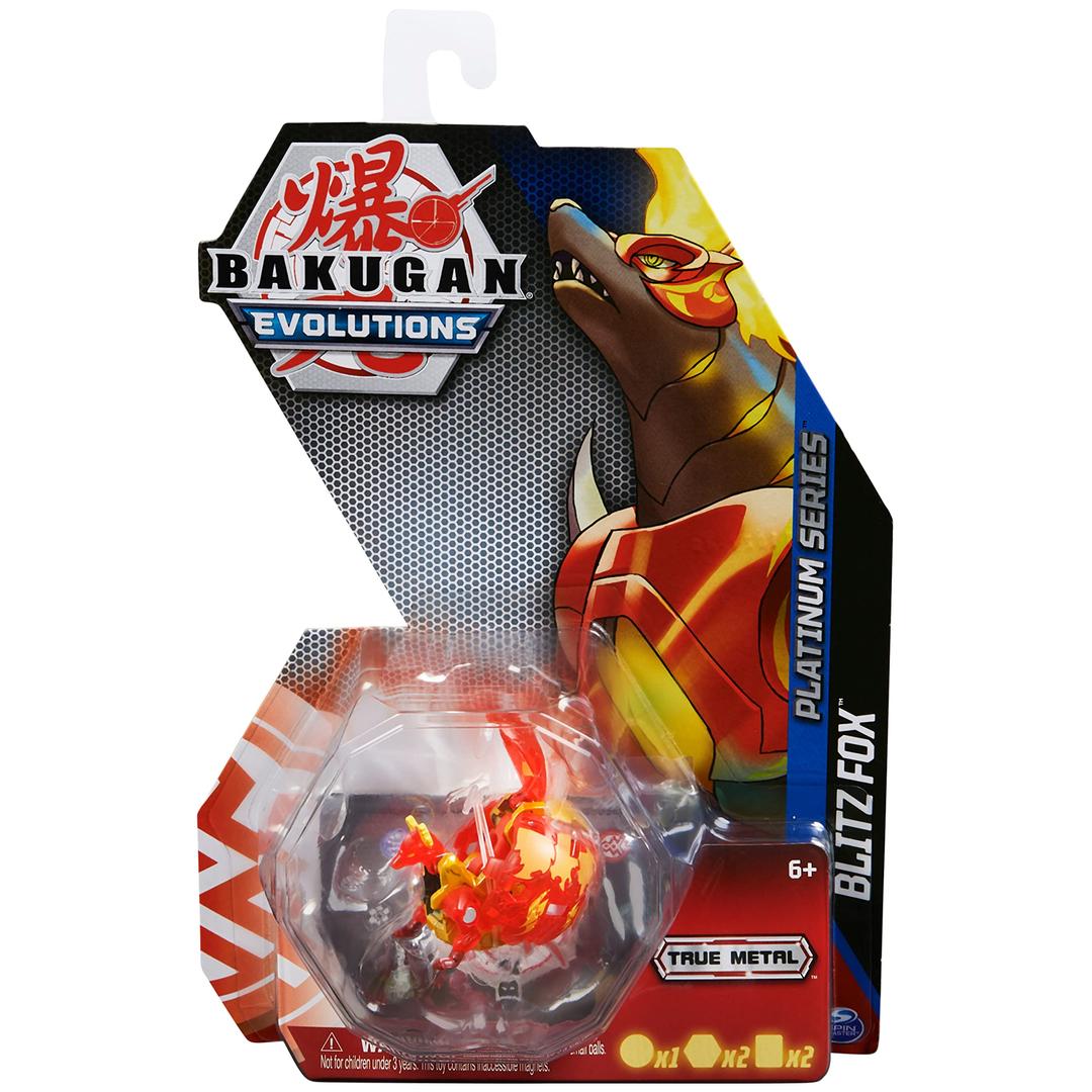 Bakugan Evolutions 2022 Platinum Series Die-cast Pyrus Blitz Fox