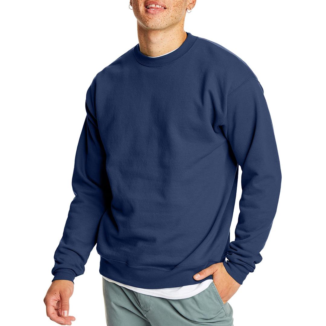 HanesEcoSmart Fleece, Cotton-Blend Pullover, Crewneck Sweatshirt for Men (1 Or 2 Pack)