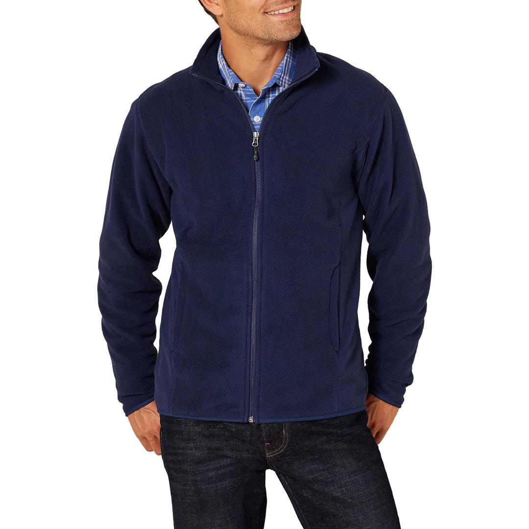 Amazon EssentialsMen's Full-Zip Fleece Jacket (Available in Big & Tall)