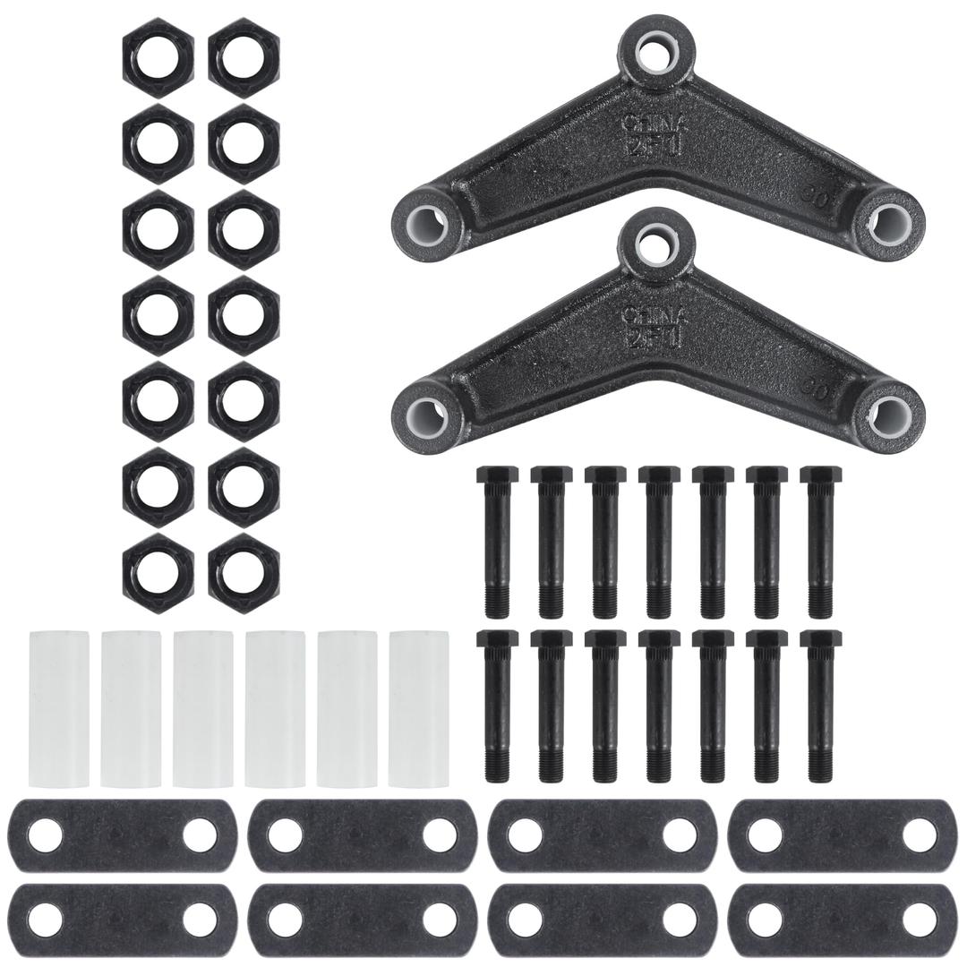 Trailer Shackle kit，Trailer Parts，Trailer Spring Hanger kit，Trailer Equalizer，Uitable for Double Eye Spring (3.5K -5.2K axis)