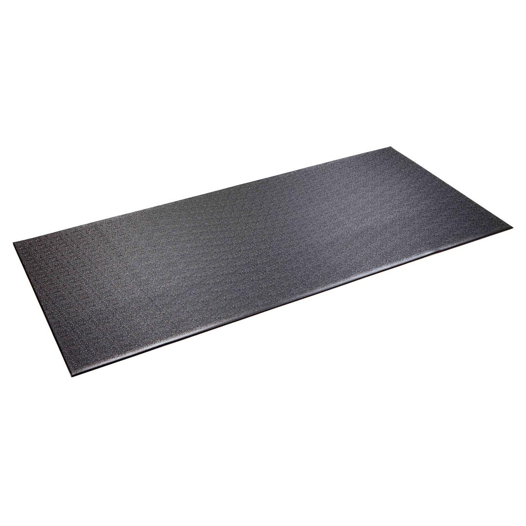 SuperMatsHeavy Duty Equipment Mat 11GS Made in U.S.A. for Large Treadmills Ellipticals Rowers Rowing Machines Recumbent Bikes and Exercise Equipment (3-Feet x 6.5-Feet) (36 in x 78 in) (91.44 cm x 198.12 cm) , Black