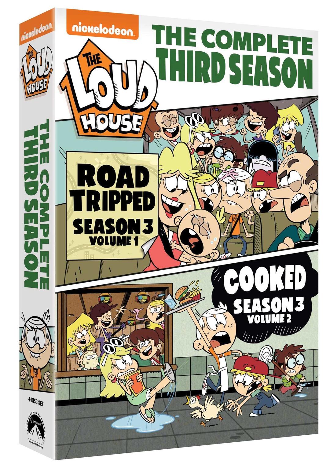 The Loud House: The Complete Third Season (Includes: Loud House: Cooked - Season 3, Volume 2, The, Loud House: Road Tripped – Season 3, Volume 1, The) [DVD]