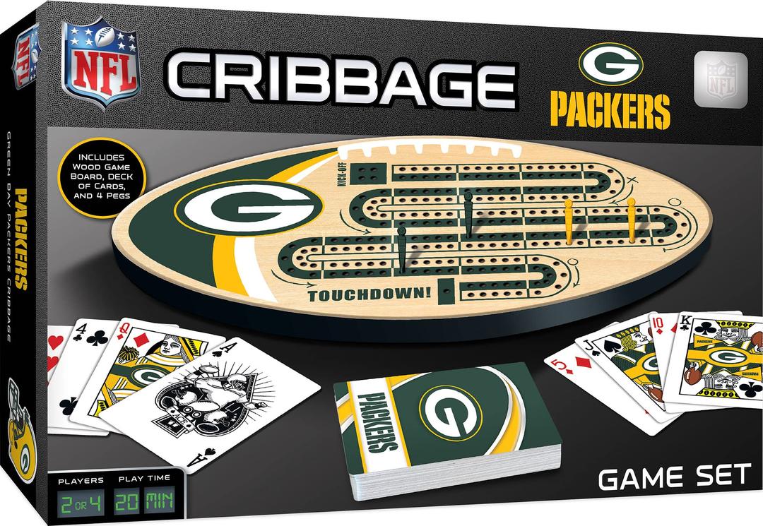 Masterpieces NFL unisex Cribbage Game Set, For Ages 8 & Up