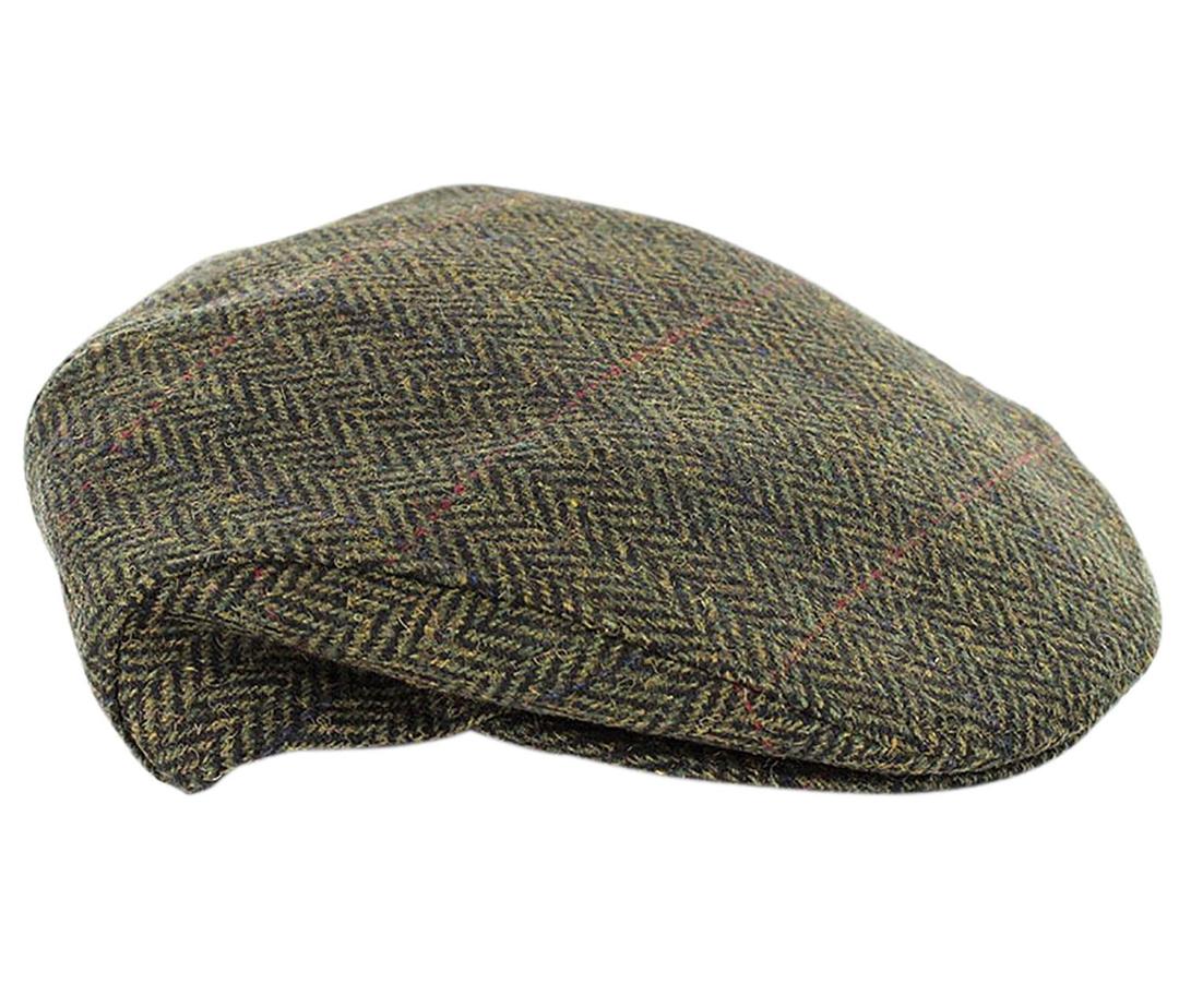 Mucros Weavers Irish Trinity Flat Cap for Men Newsboy Hat