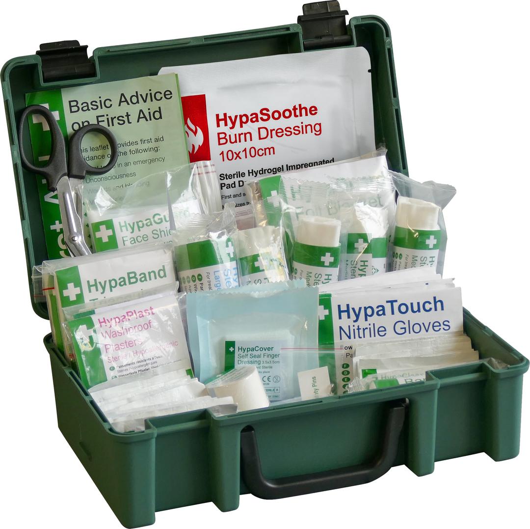 Safety First Aid Group Economy First Aid Kit BS 8599 Compliant, Small Fully Stocked