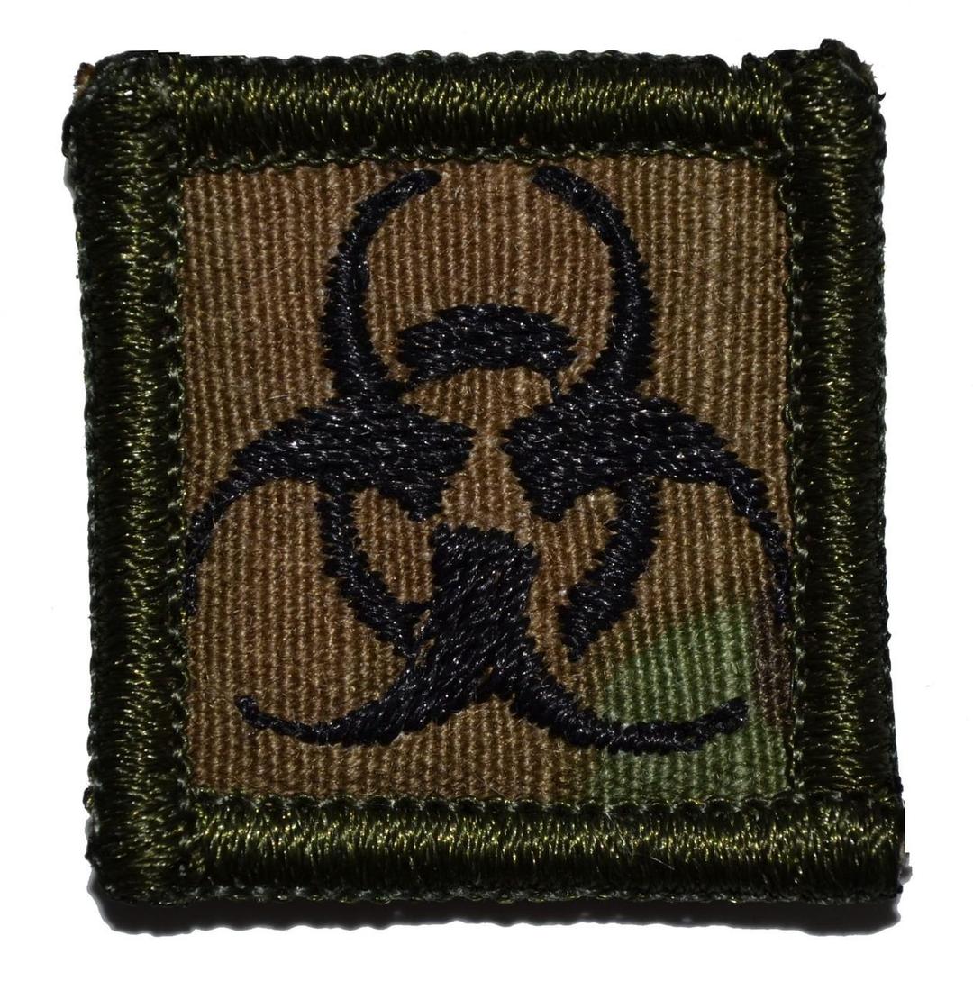 Tactical Gear JunkieBiohazard 1x1 inch Patch - Multicam