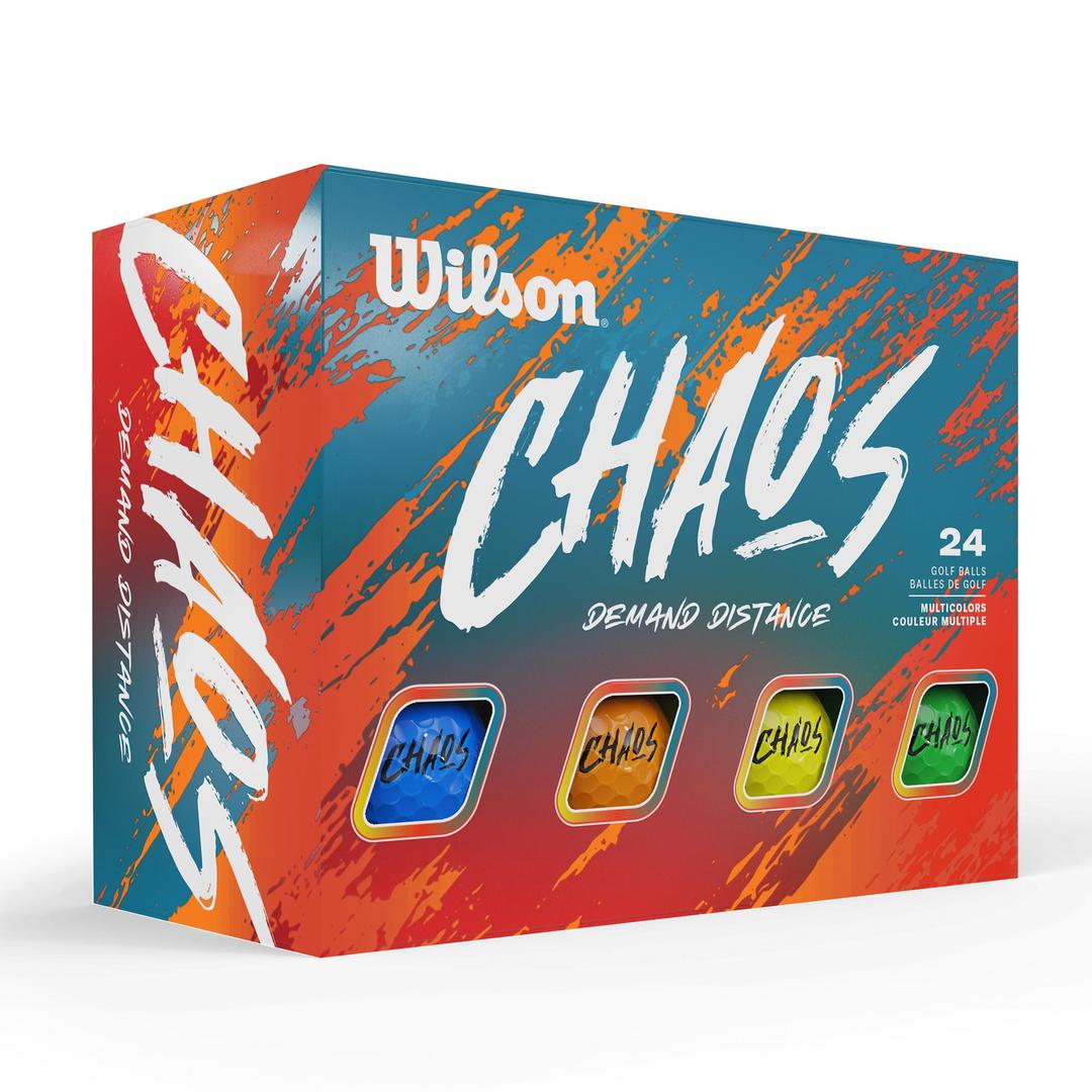 WILSON2024 Chaos Golf Balls - 24 Balls