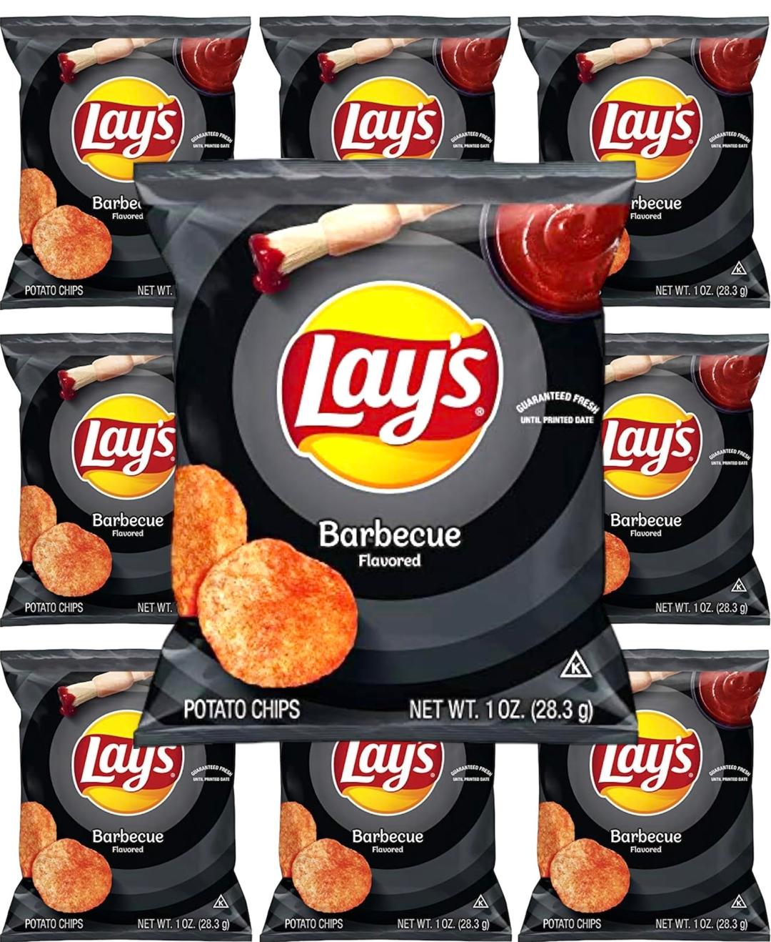 Lay's Potato Chips, Barbecue, 1oz, 10 Count