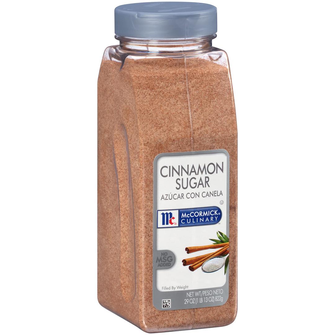 McCormick CulinaryCinnamon Sugar, 29 oz - One 29 Ounce Container of Cinnamon Sugar Spice, Perfect for Cookies, Pastries, Cakes Tortes and Pies