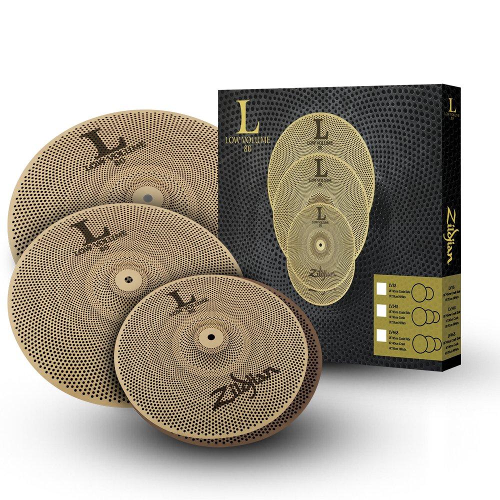 Avedis Zildjian CompanyL80 Low Volume LV468 Box Set - 14 Inches Hi-Hats, 16 Inches Crash, 18 Inches Crash Ride