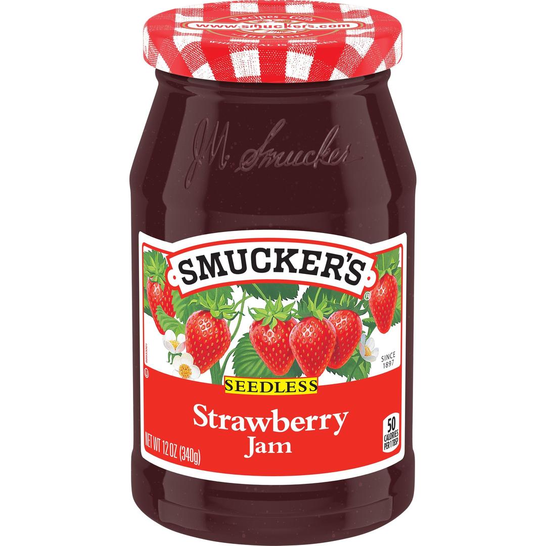 Smucker'sSeedless Strawberry Jam, 12 Ounces