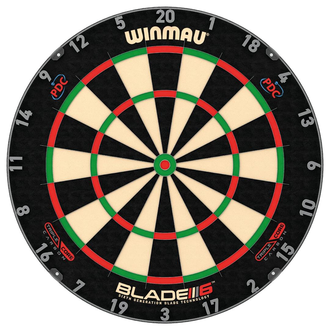 Blade 6 Professional Bristle Dartboard - Official Tournament Specification