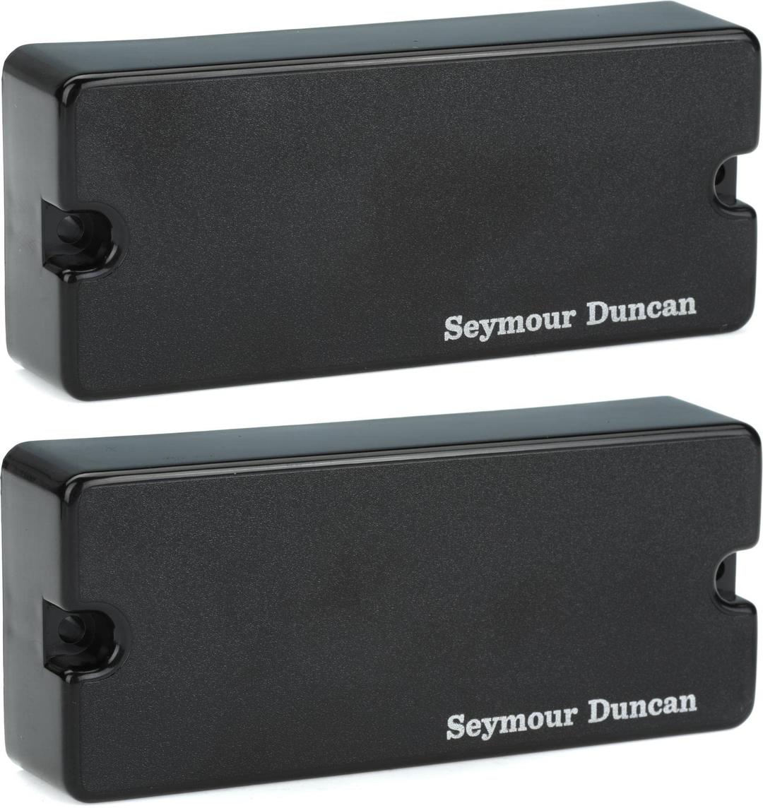 Seymour Duncan SSB-4s Passive Soapbar Bass Humbucker 2-piece Pickup Set - Black