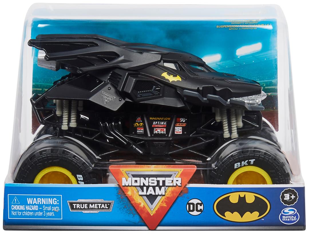 Monster Jam, Official Batman Monster Truck, Collector Die-Cast Vehicle, 1:24 Scale