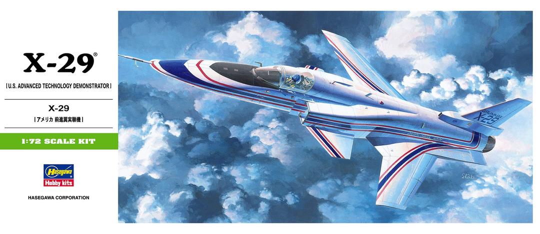 Hasegawa 1:72 Scale X-29A Model Kit