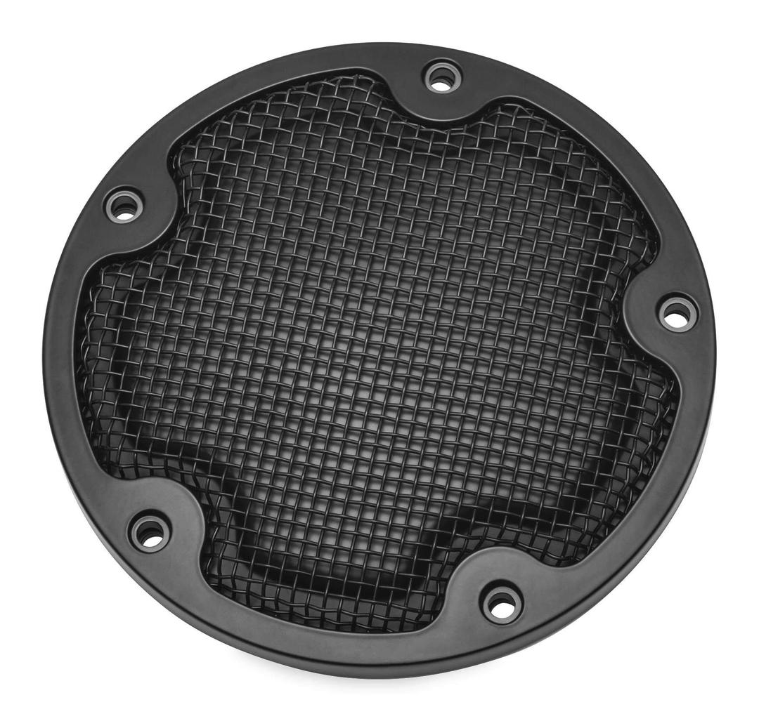 Kuryakyn6527 Motorcycle Accent Accessory: Mesh Derby Cover for 2015-19 Harley-Davidson Touring & Trike Motorcycles, Satin Black