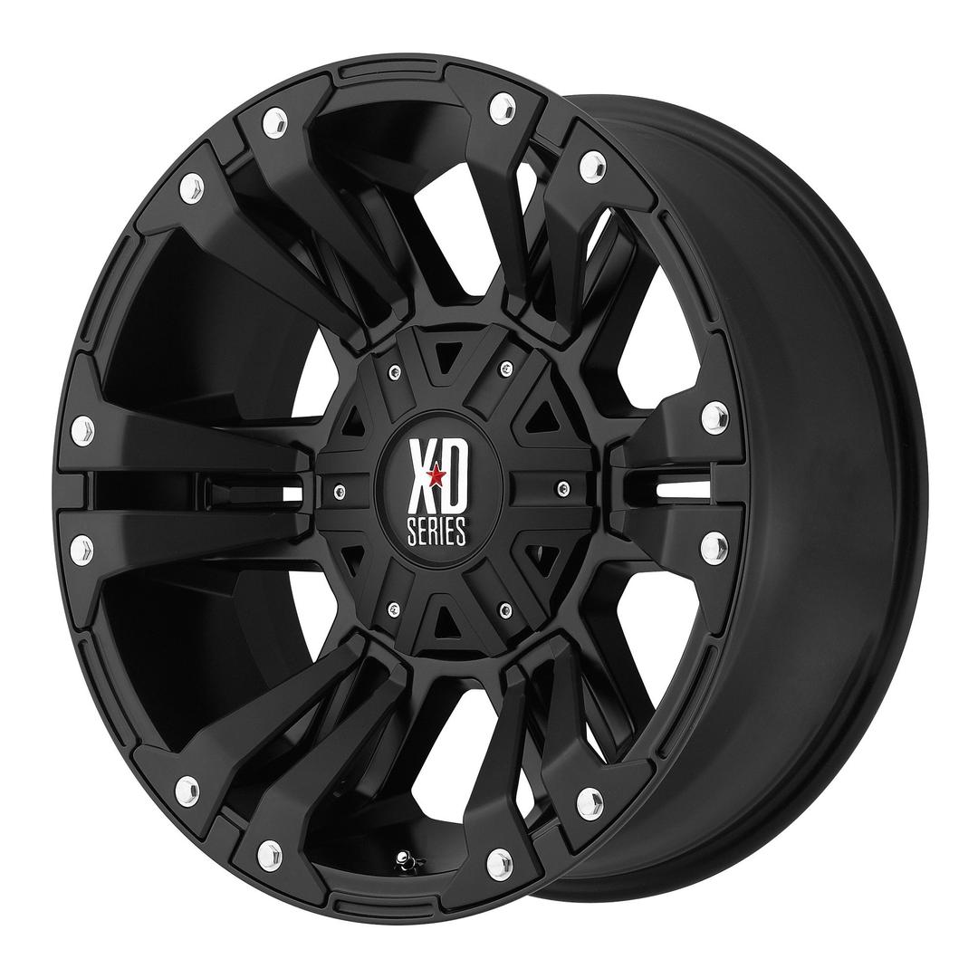 XD SERIESby KMC Wheels XD822 Monster 2 Matte Black Wheel (20x9"/6x135mm, 18mm offset)