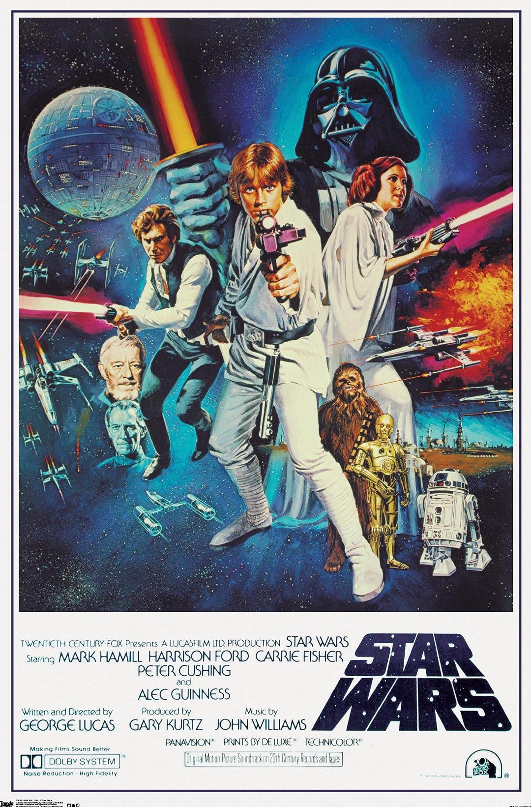 Trends International Star Wars IV One sheet Collector's Edition Wall Poster 24" x 36" for Bedroom