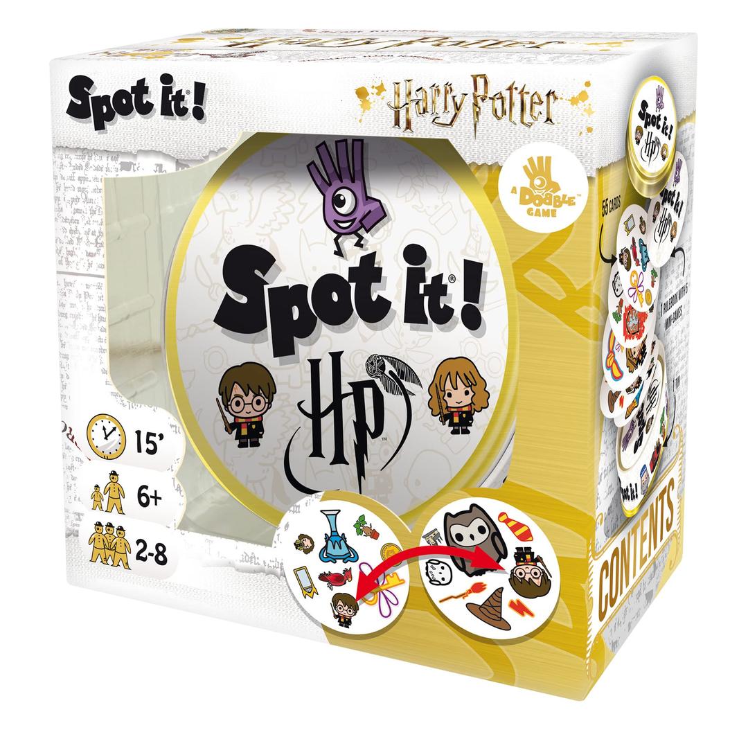 Spot It! Harry Potter Card Game | Matching Game | Fun Kids Game for Family Game Night | Travel Game for Kids | Great Gift for Kids | Ages 6+ | 2-8 Players | Avg. Playtime 15 Mins | Made by Zygomatic