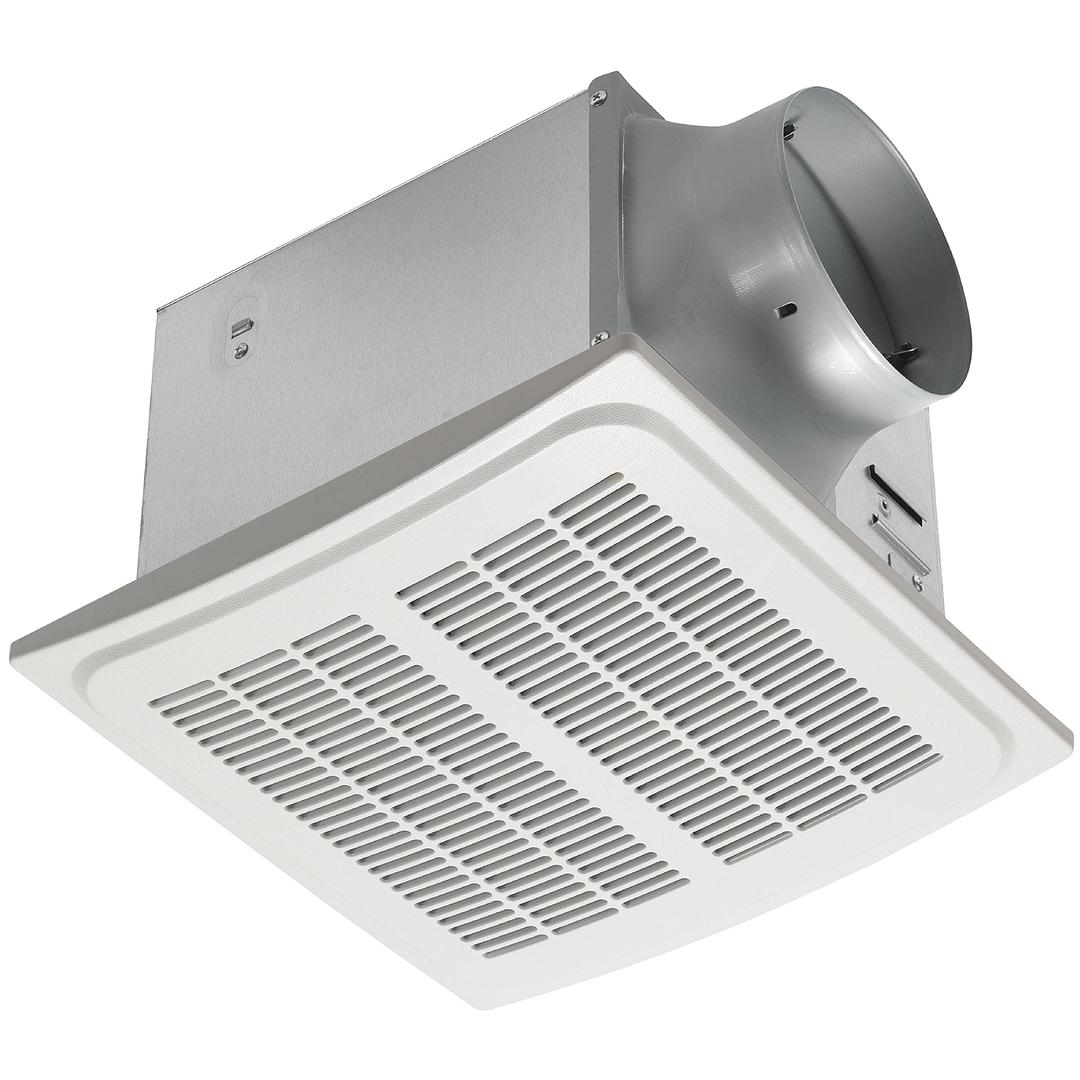 Homewerks 7136-02HW Bathroom Vent Fan with Automatic Humidity Sensor and Powerful Exhaust Ventilation Fan for Large Room 140 CFM Whisper Quiet 1.0 Sone Energy Star